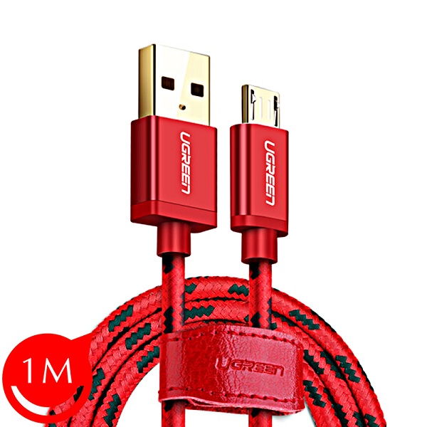 Cáp Micro USB Bọc lưới Dài 1m UGREEN 40457